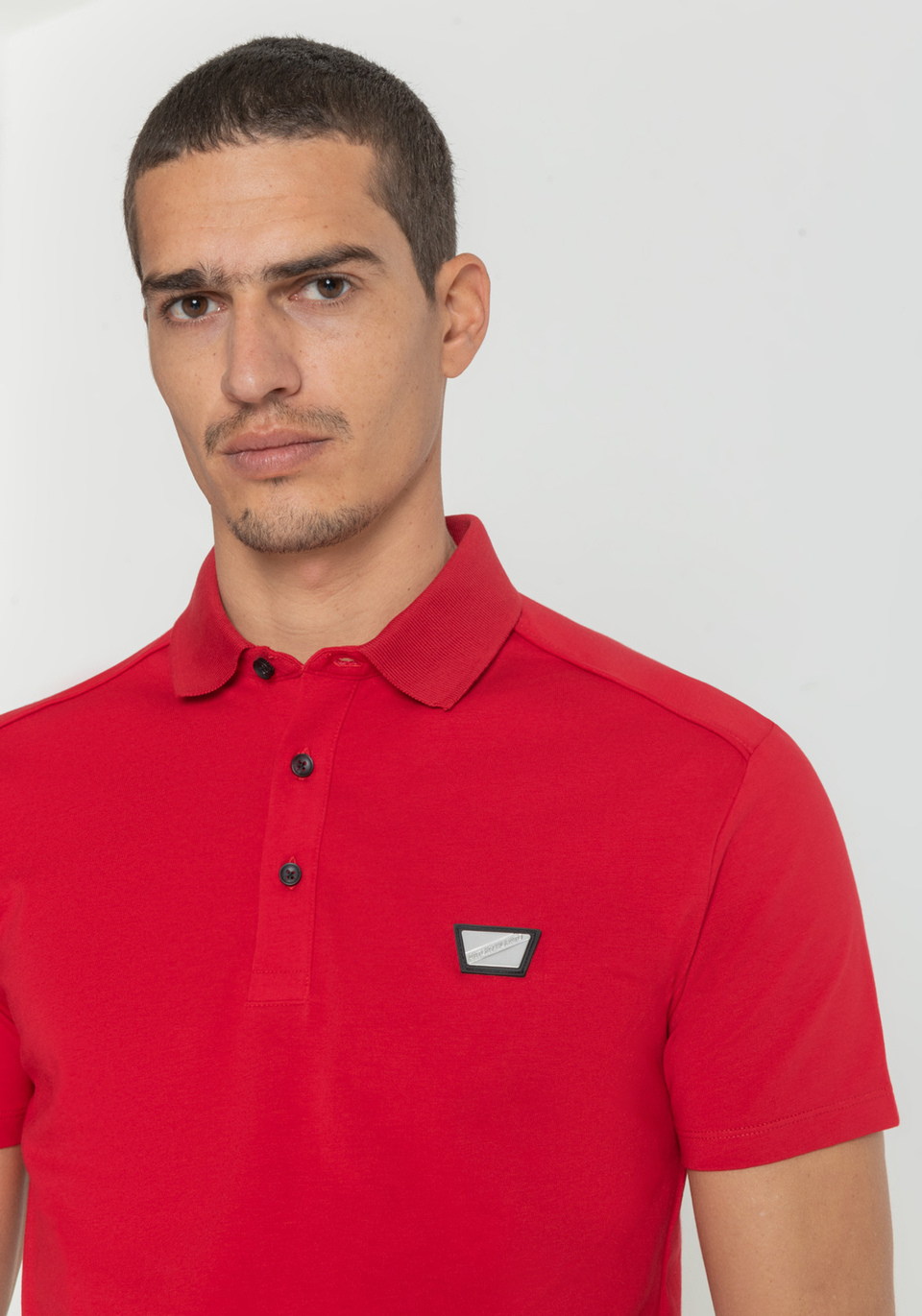 SUPER-SLIM-FIT POLO SHIRT IN SOFT STRETCHY COTTON - Antony Morato Online Shop