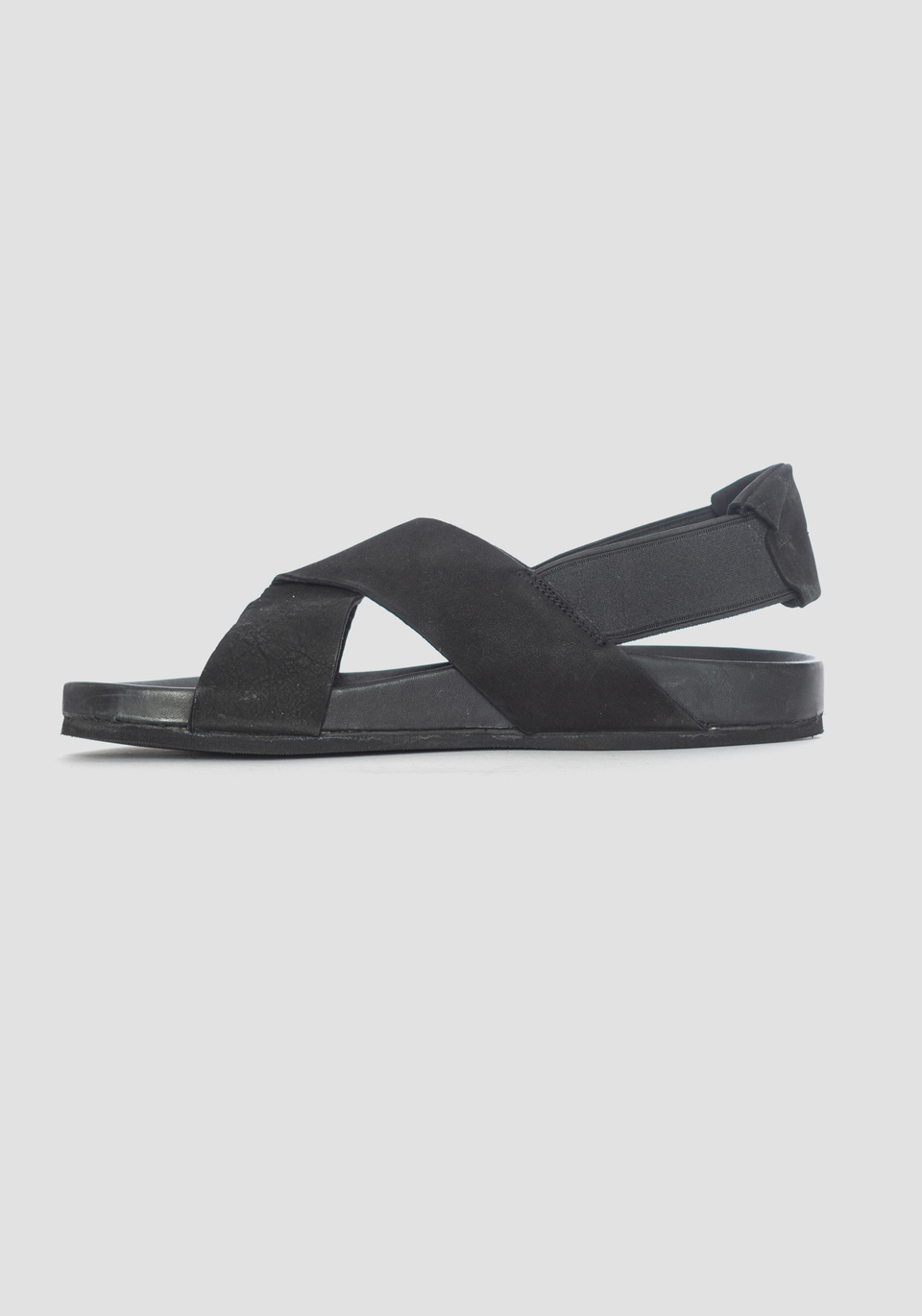 SANDAL IN 100% SUPPLE LEATHER WITH SUEDE STRAPS - Antony Morato Online Shop