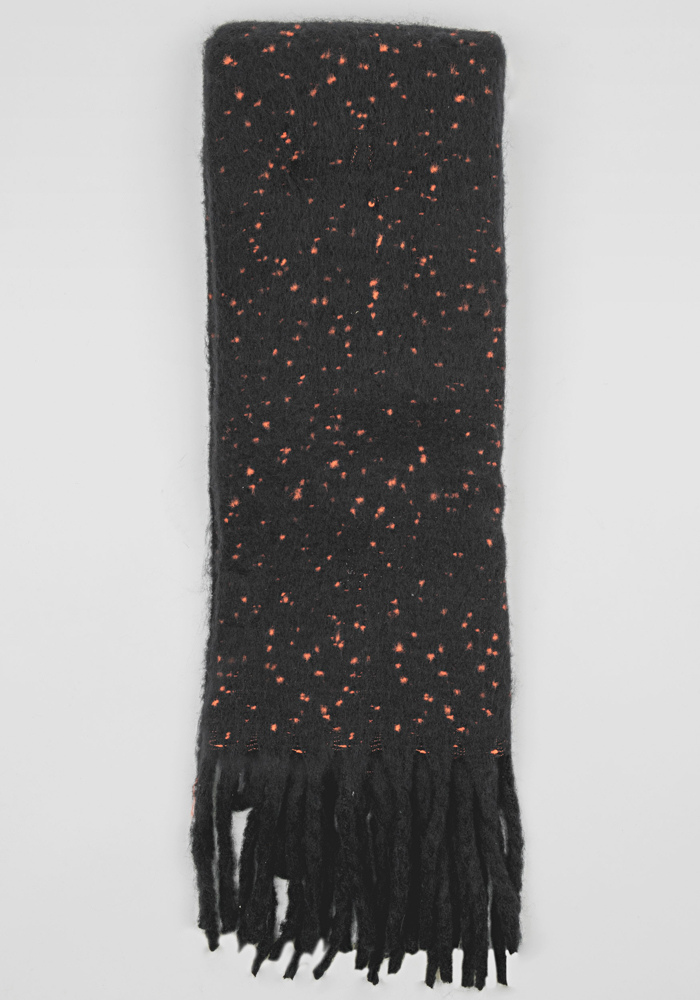 SCARF IN A SOFT MATERIAL WITH A NEON POLKA-DOT MICRO PATTERN - Antony Morato Online Shop