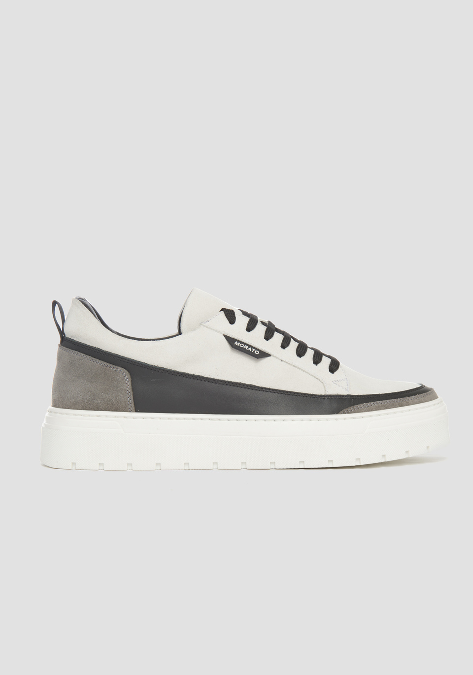 "FLINT" SNEAKERS IN SUEDE WITH LEATHER DETAILS - Antony Morato Online Shop
