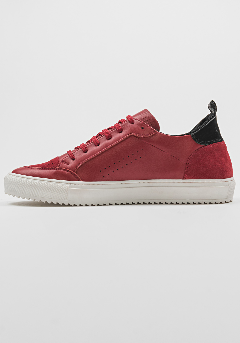 “KEEN” SNEAKER IN LEATHER WITH BUFFED AND SUEDE DETAILING - Antony Morato Online Shop