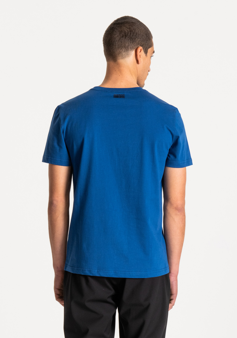 SLIM-FIT T-SHIRT IN 100% COTTON WITH A RUBBER-COATED PRINT - Antony Morato Online Shop