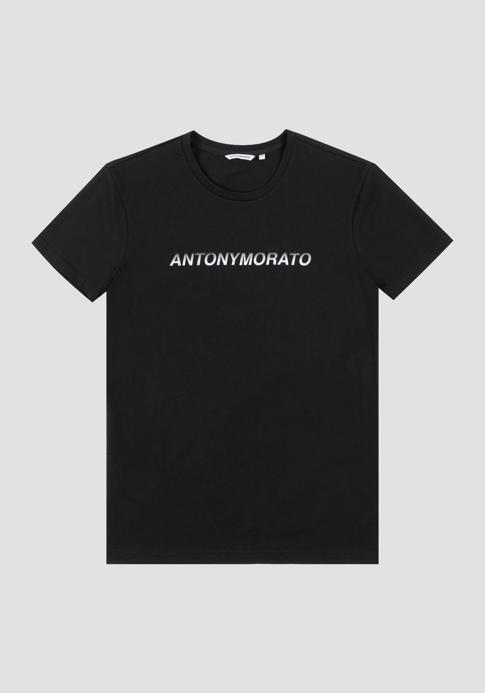 T-SHIRT SLIM FIT AUS 100 % BAUMWOLLE MIT GEPRÄGTEM LOGO-PRINT - Antony Morato Online Shop
