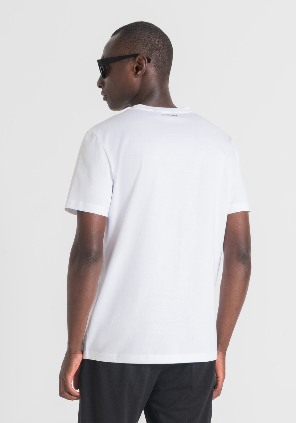 SLIM-FIT T-SHIRT IN PURE COTTON WITH TIGER PRINT - Antony Morato Online Shop