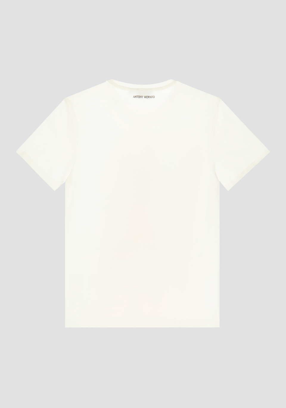 SUPER-SLIM-FIT T-SHIRT IN STRETCH COTTON WITH A RUBBER-COATED 3D PRINT - Antony Morato Online Shop