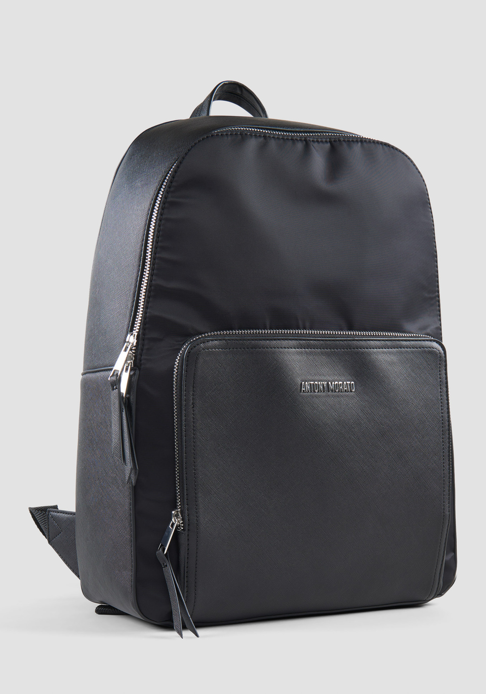 BACKPACK IN NYLON AND FAUX LEATHER Antony Morato