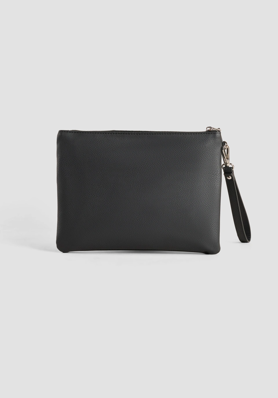 POUCH IN FAUX LEATHER WITH METALLIC LOGO - Antony Morato Online Shop