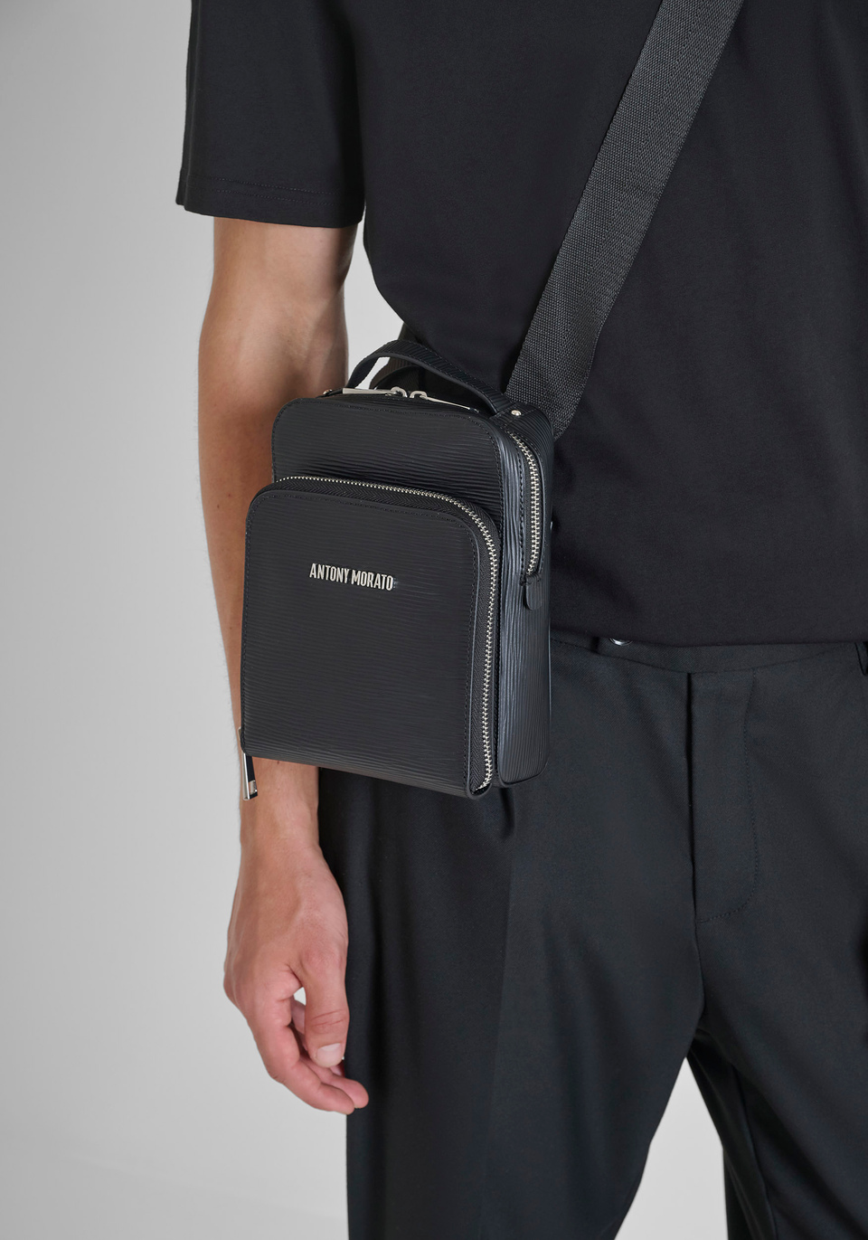 Bolsos Bandolera Antony Morato BOLSO CARTERO DE PIEL SINTÉTICA CON