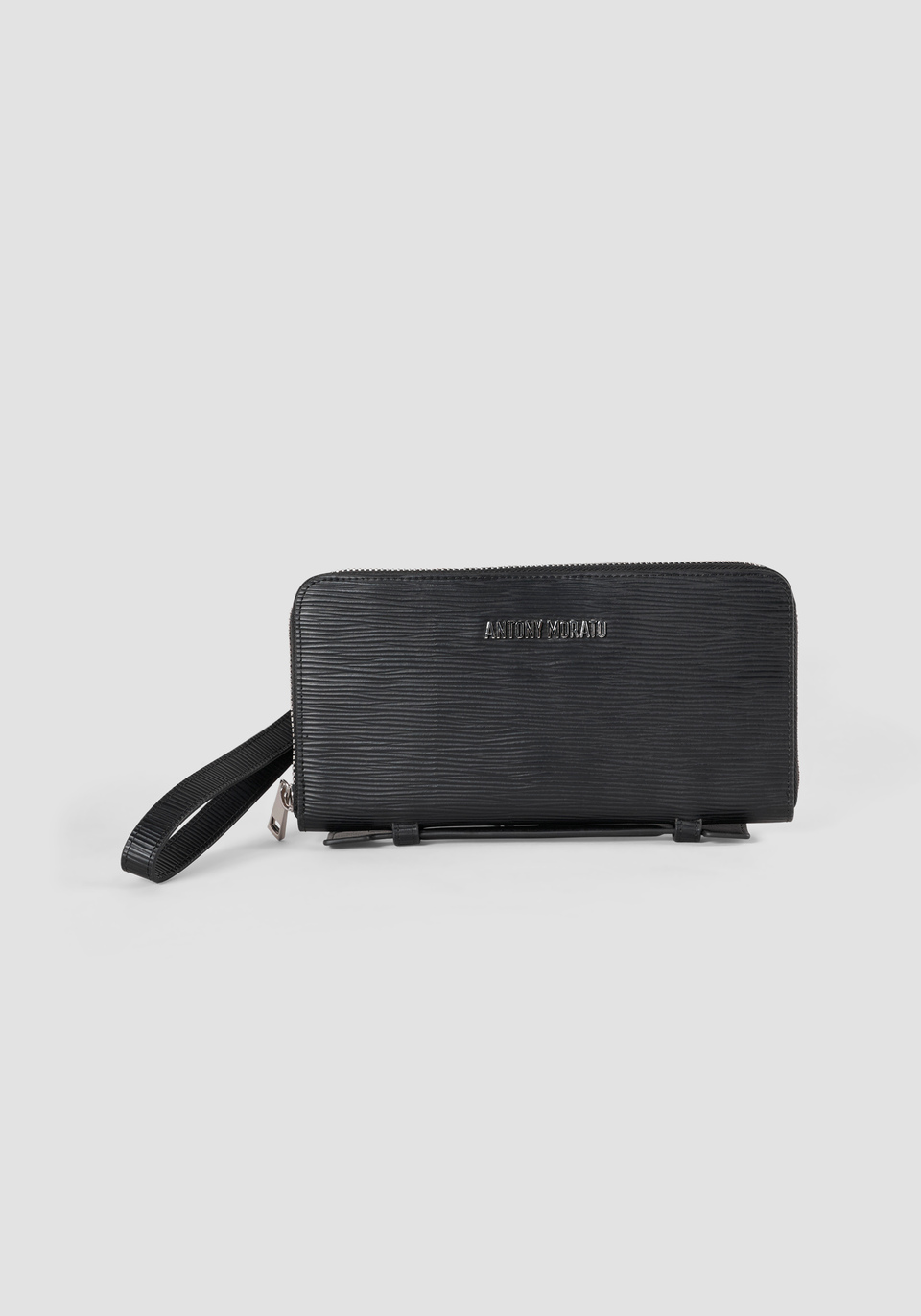 POCHETTE EN NYLON ET SIMILICUIR AVEC CROCHET - Antony Morato Online Shop