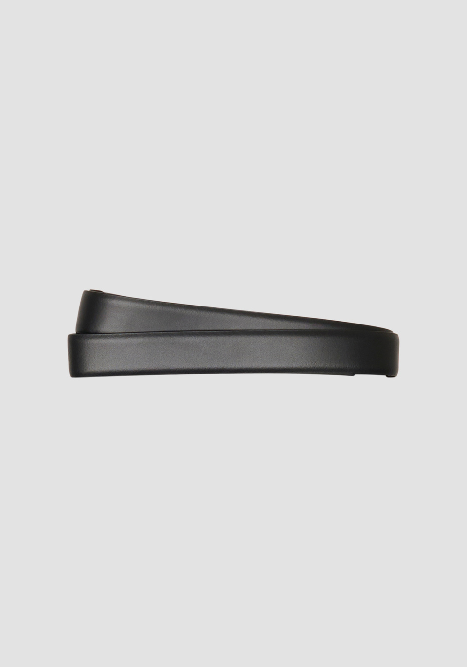 LEATHER BELT WITH LOGO PLAQUE - Antony Morato Online Shop