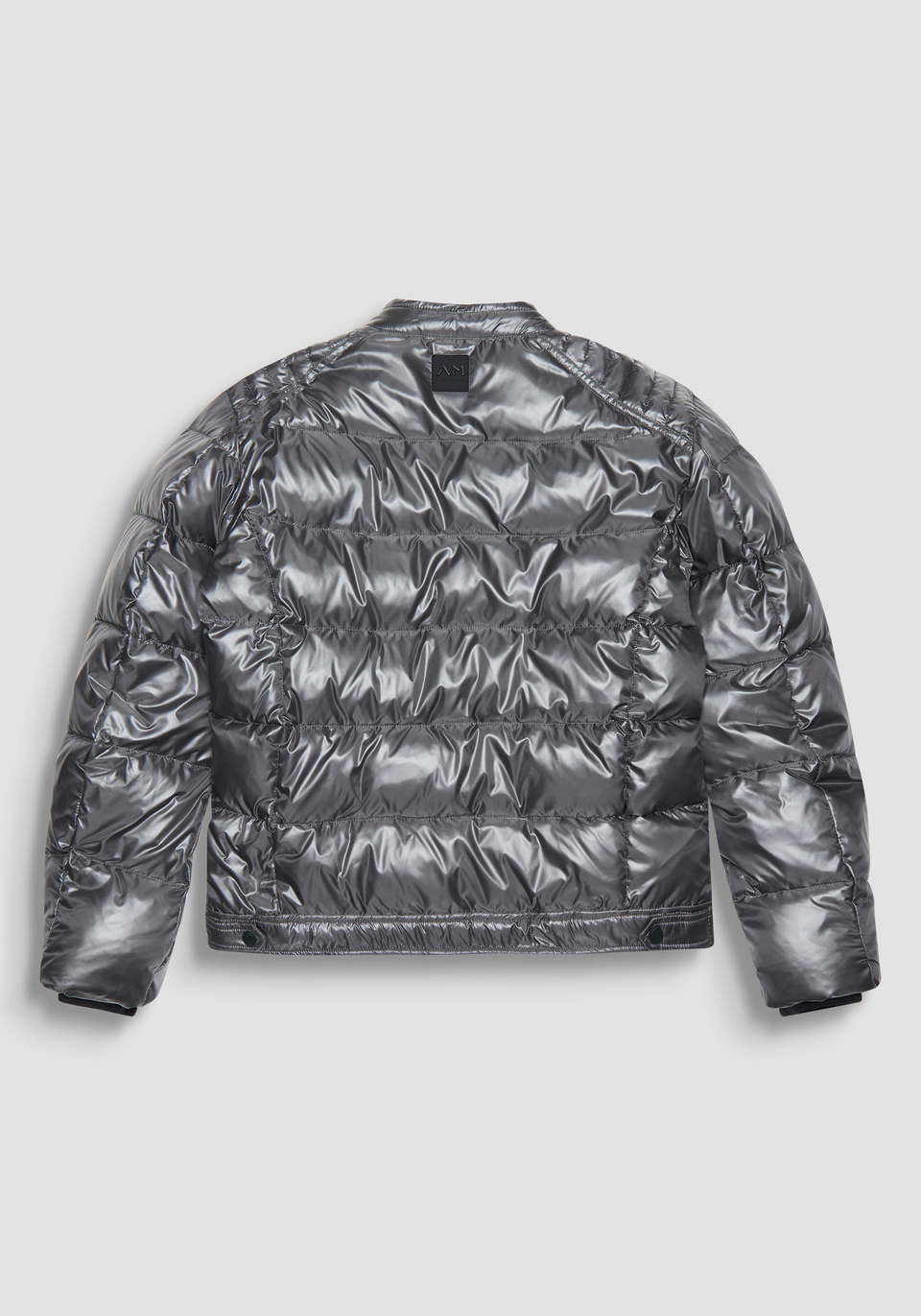 REGULAR FIT DOWN JACKET IN GLOSSY SHIOZE NYLON WITH SYNTHETIC PADDING - Antony Morato Online Shop