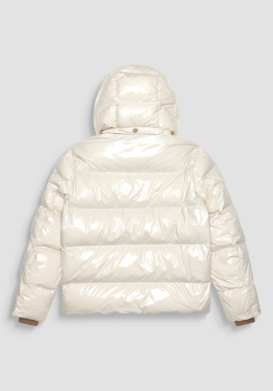 RELAXED FIT GLOSSY DOWN JACKET WITH DUPONT SORONA PADDING | Antony Morato