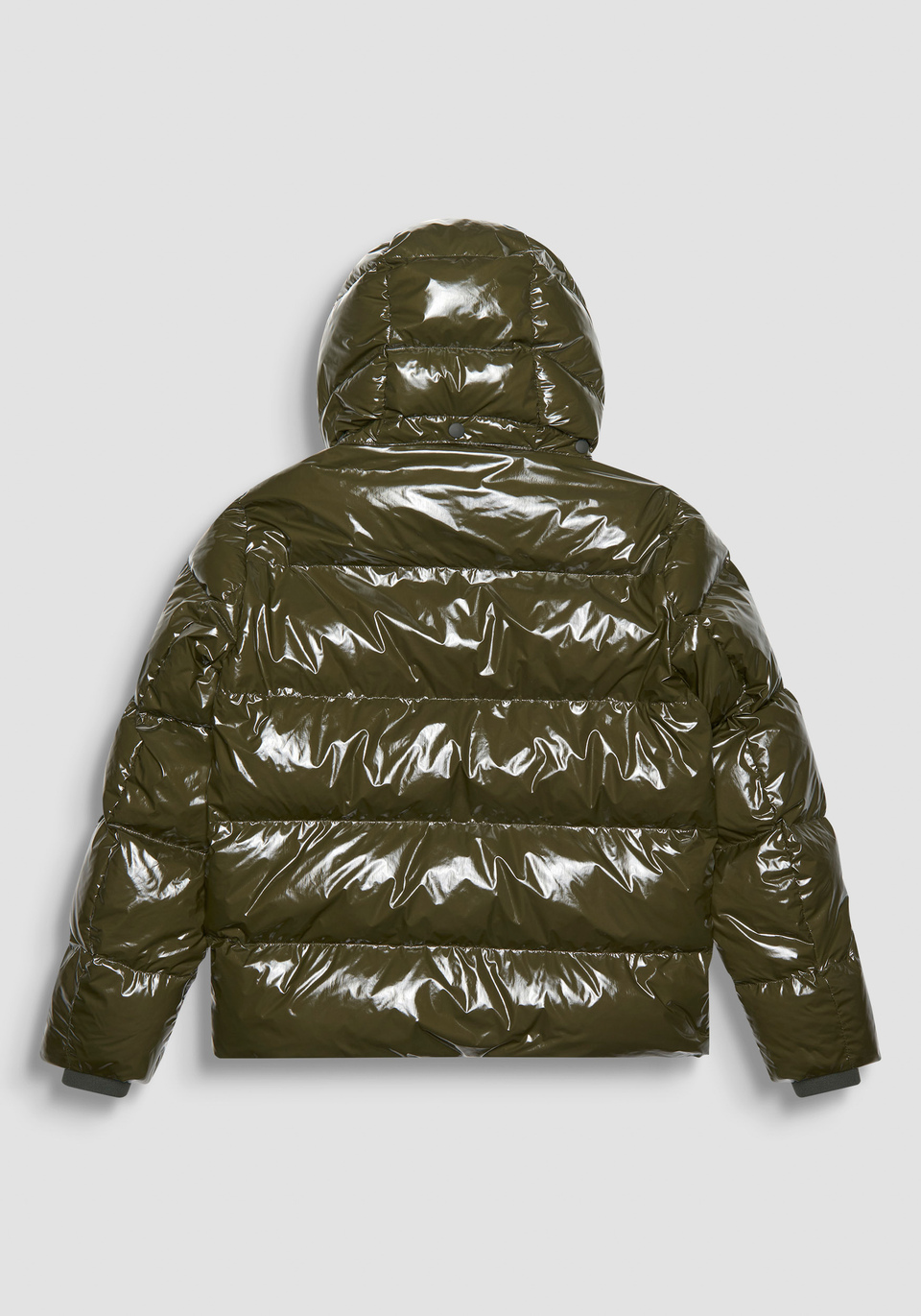RELAXED FIT DOWN JACKET WITH HOOD AND SYNTHETIC FILLING - Antony Morato Online Shop