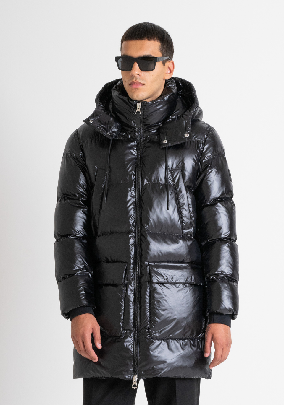 DOUDOUNE LONGUE BRILLANTE RELAXED FIT AVEC REMBOURRAGE DUPONT SORONA Antony Morato