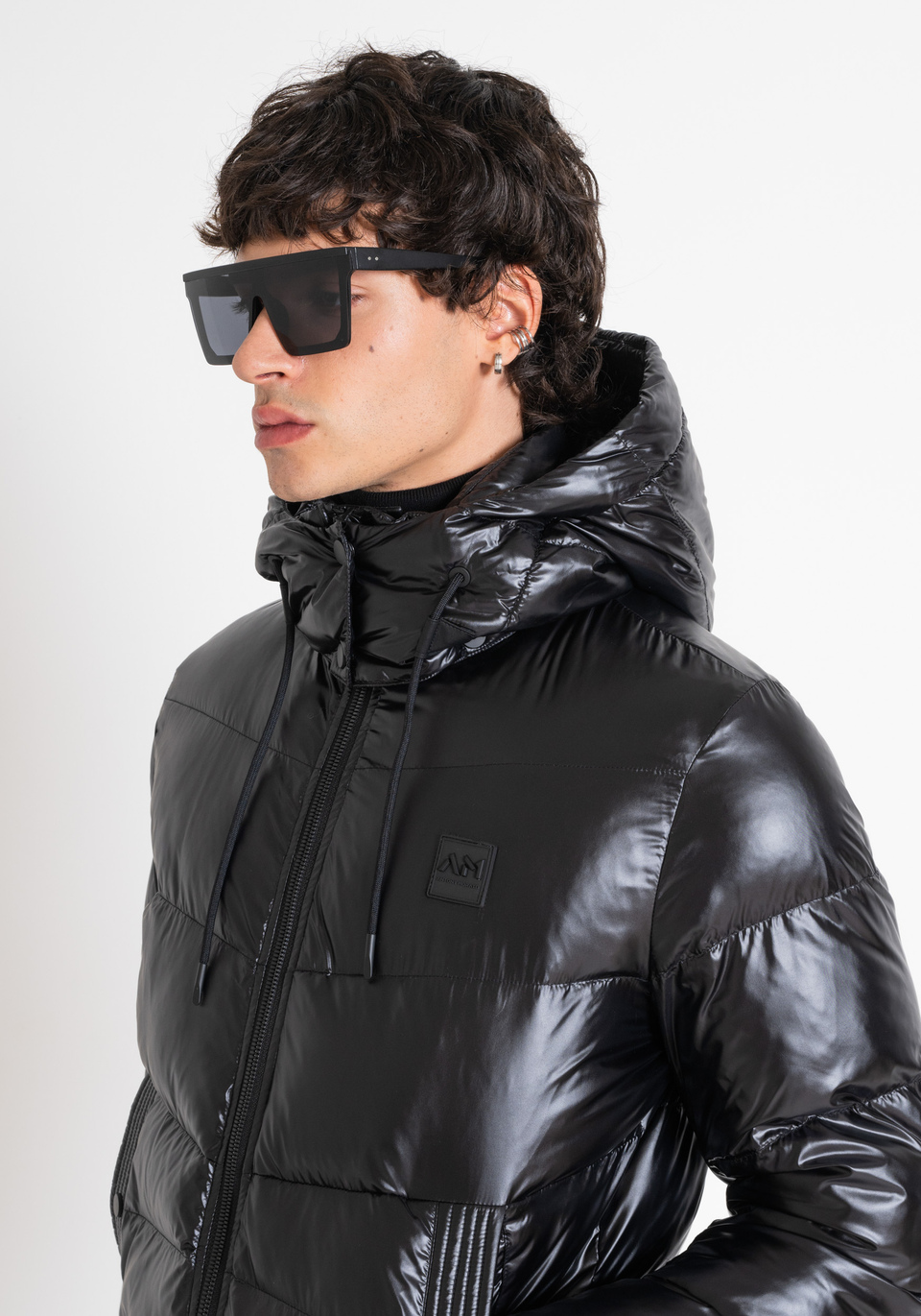 REGULAR FIT DOWN JACKET WITH HOOD AND DUPONT SORONA PADDING - Antony Morato Online Shop