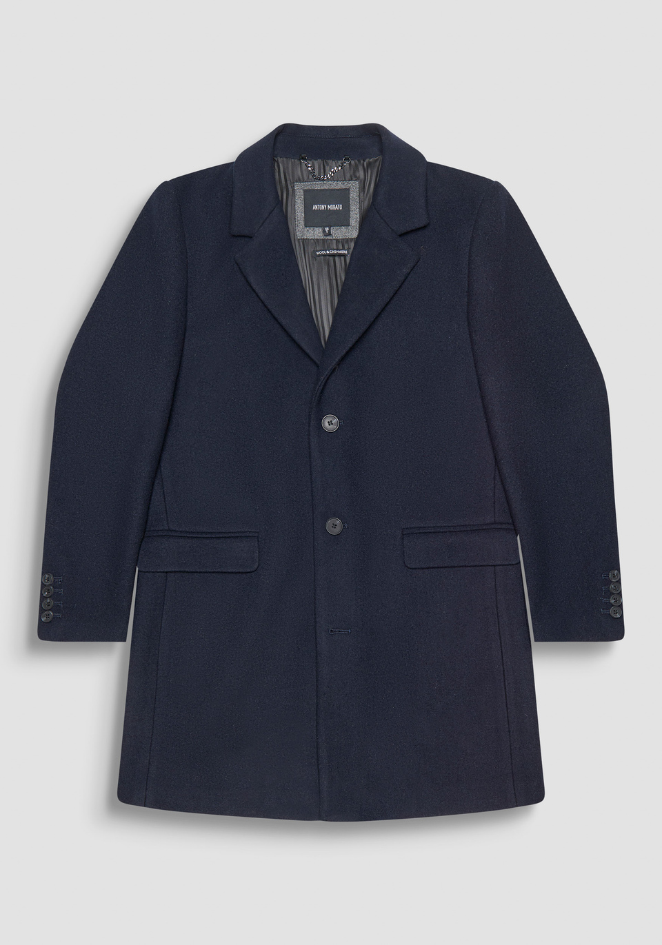 "RUSSEL" SLIM FIT CASHMERE BLEND COAT - Antony Morato Online Shop
