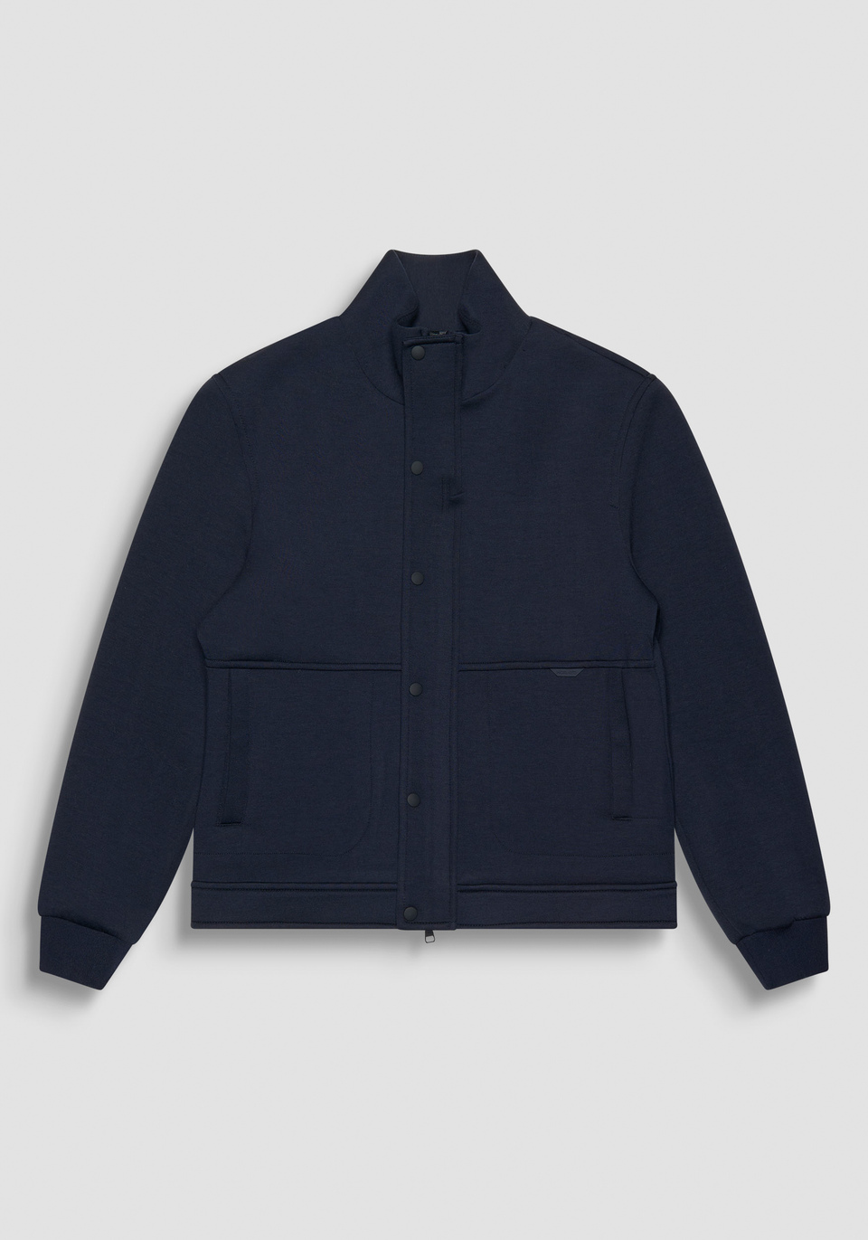 REGULAR FIT SCUBA STRETCH JACKET WITH RUBBERIZED LOGO - Antony Morato Online Shop