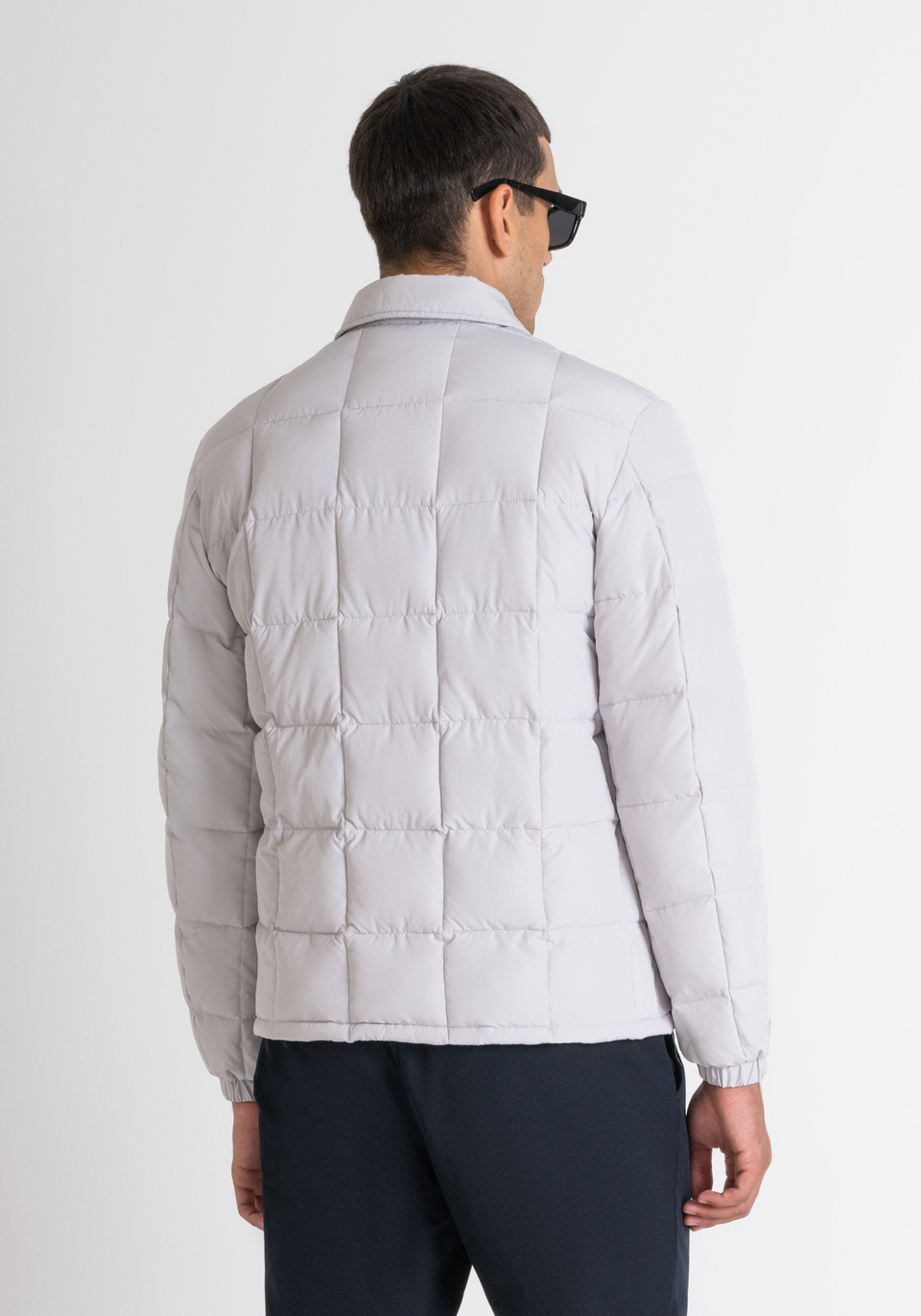 REGULAR FIT JACKET IN TECHNICAL FABRIC WITH DUPONT SORONA SYNTHETIC PADDING - Antony Morato Online Shop