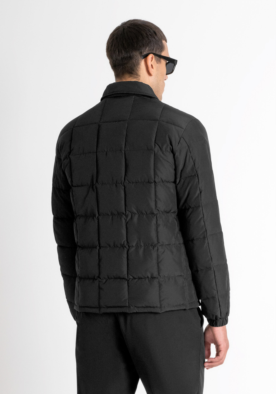 REGULAR FIT JACKET IN TECHNICAL FABRIC WITH DUPONT SORONA SYNTHETIC PADDING - Antony Morato Online Shop