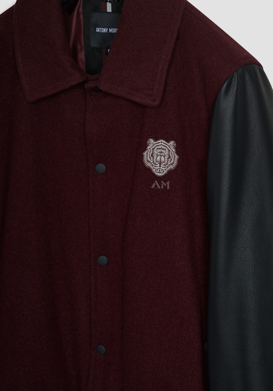 REGULAR FIT COLLEGE JACKET IN WOOL BLEND WITH DUPONT SORONA ECO-PADDING - Antony Morato Online Shop