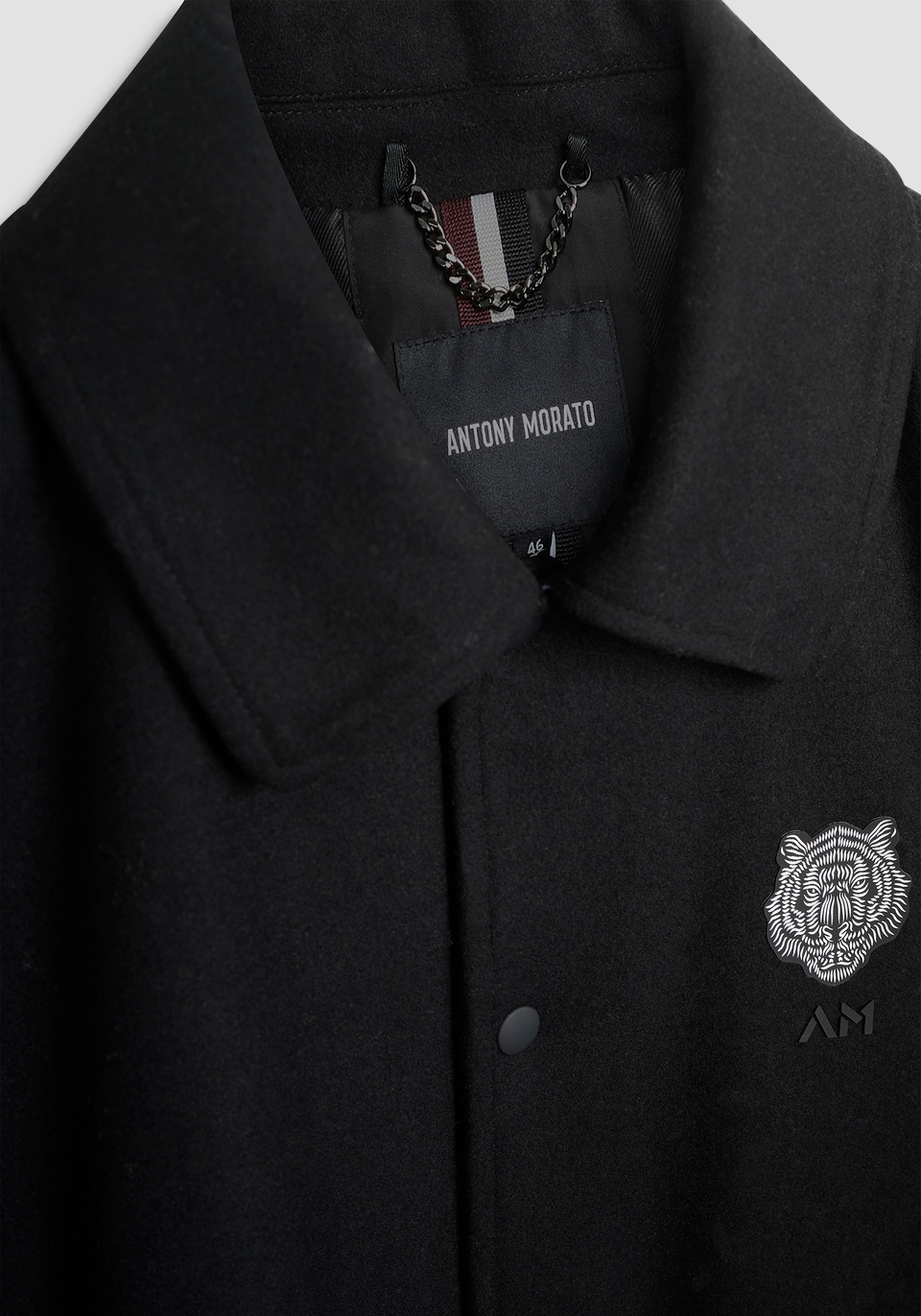 CHAQUETA COLLEGE REGULAR FIT DE MEZCLA DE LANA Y RELLENO ECOLÓGICO DUPONT SORONA - Antony Morato Online Shop