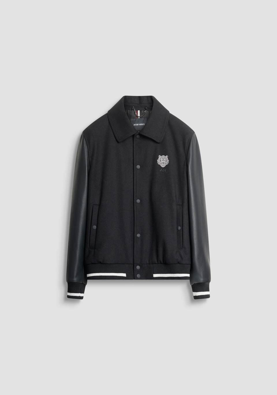 CHAQUETA COLLEGE REGULAR FIT DE MEZCLA DE LANA Y RELLENO ECOLÓGICO DUPONT SORONA - Antony Morato Online Shop