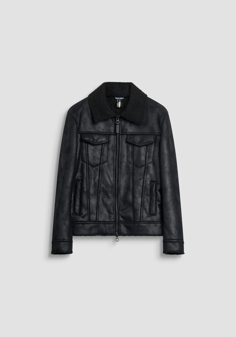 REGULAR FIT JACKET IN SOFT EFFECT FABRIC - Antony Morato Online Shop