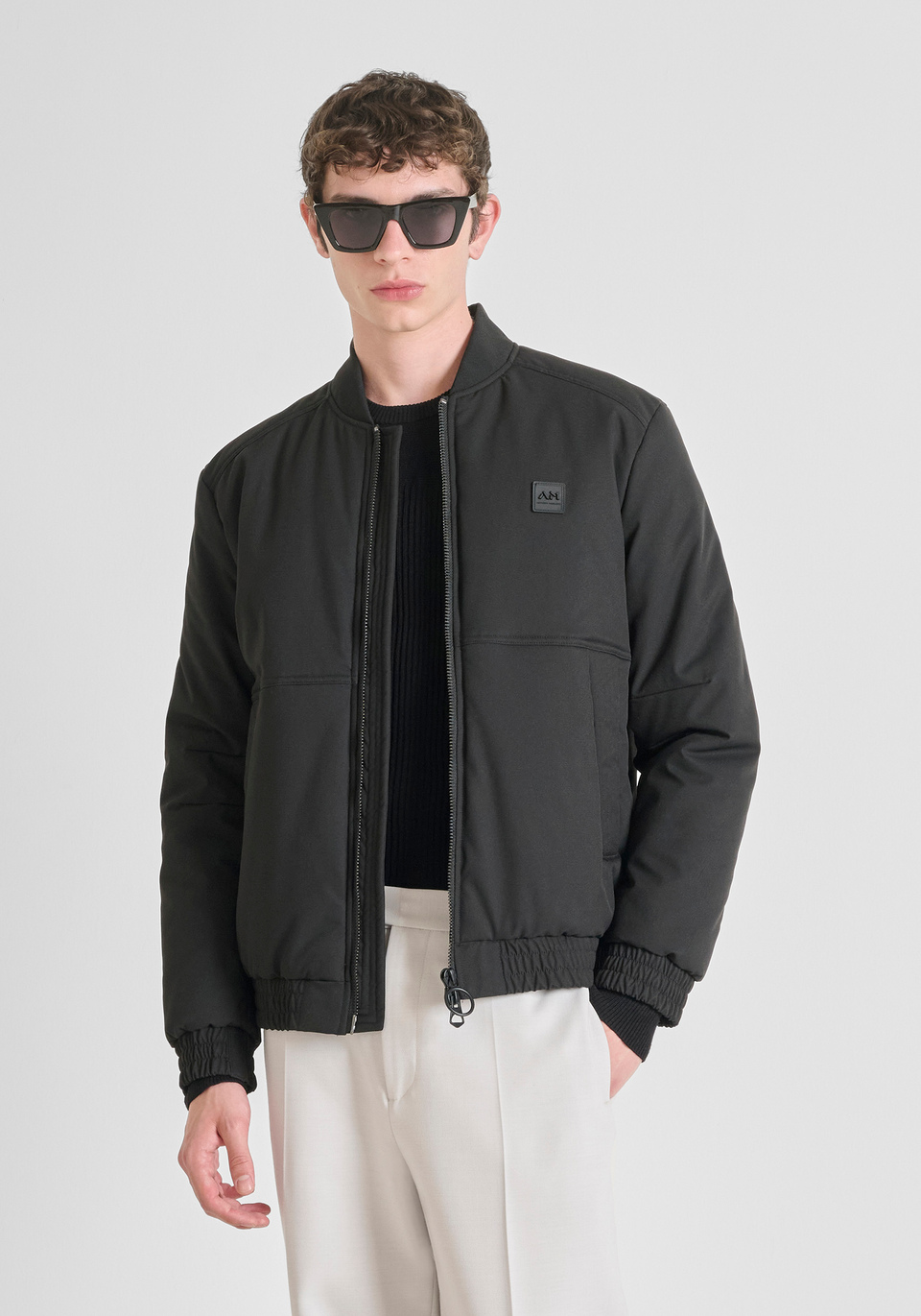 VESTE REGULAR FIT EN TISSU TECHNIQUE IMPERMÉABLE AVEC ECO-REMBOURRAGE DUPONT SORONA - Antony Morato Online Shop