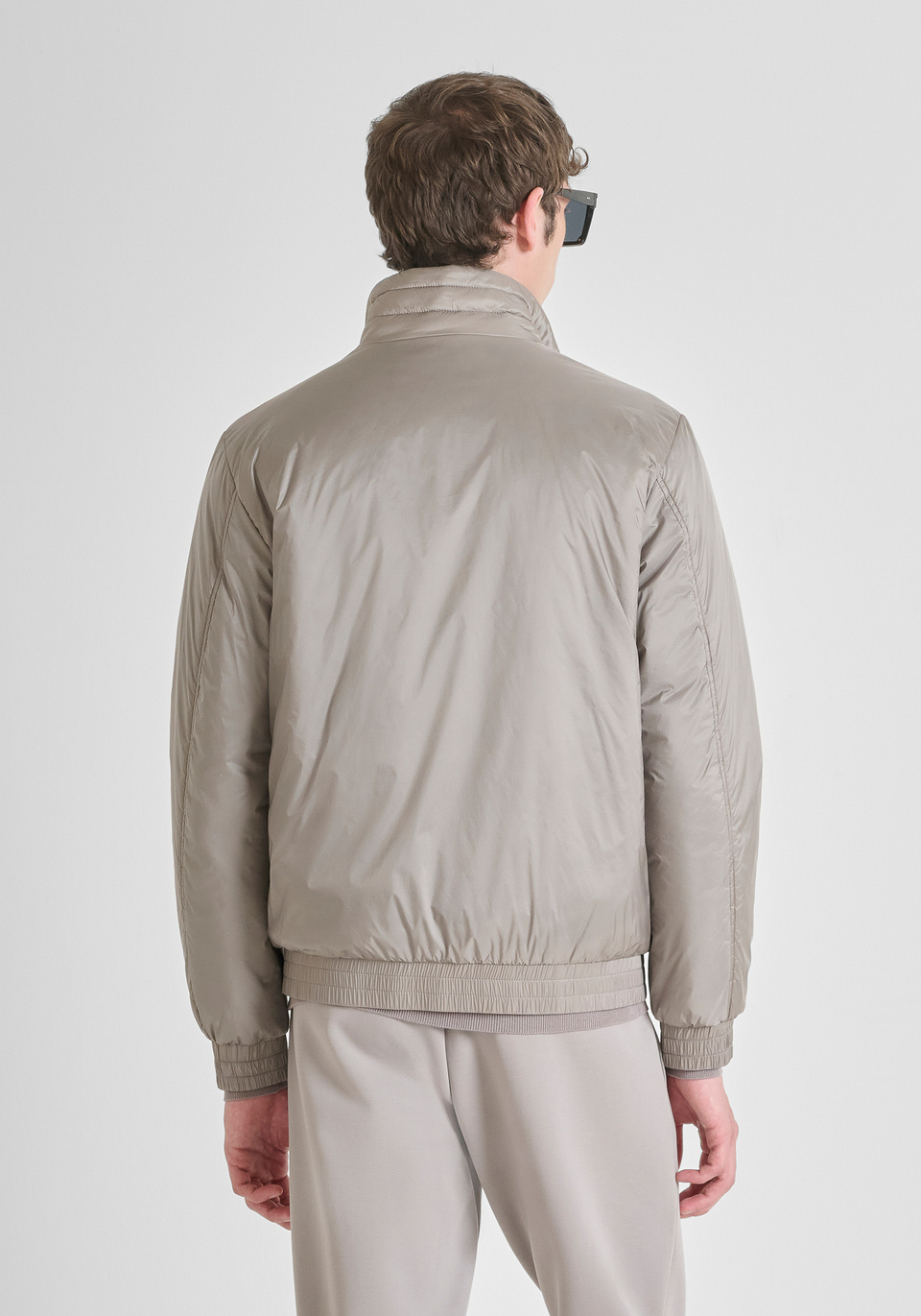 GIACCA BOMBER REGULAR FT IN NYLON BRILLANTE CON ECO-IMBOTTITURA DUPONT SORONA - Antony Morato Online Shop