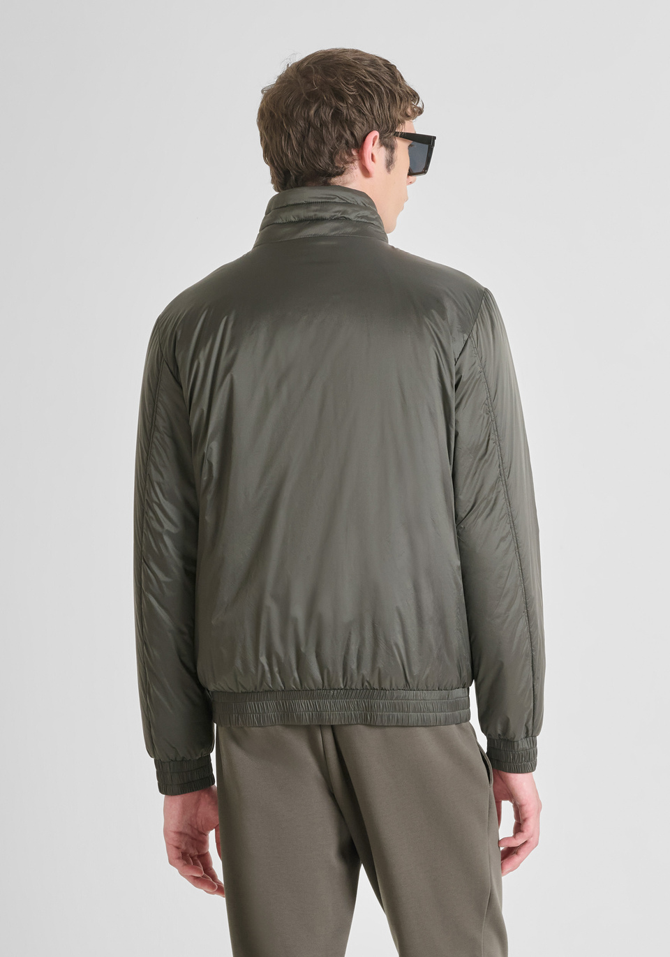 GIACCA BOMBER REGULAR FT IN NYLON BRILLANTE CON ECO-IMBOTTITURA DUPONT SORONA - Antony Morato Online Shop