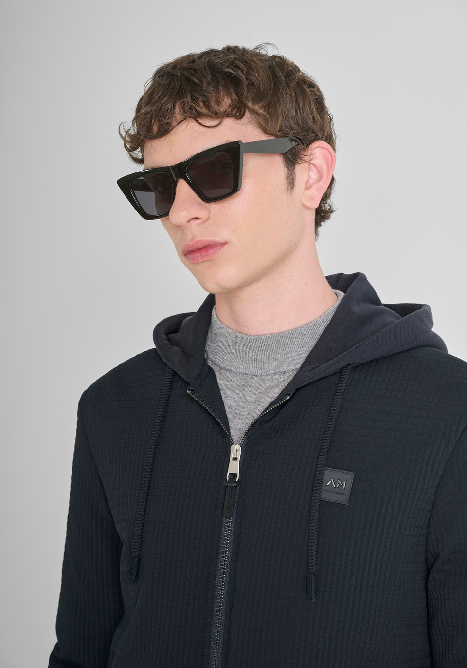 REGULAR FIT BOMBER IN DOBBY TECHNICAL FABRIC WITH DUPONT SORONA ECO-PADDING - Antony Morato Online Shop