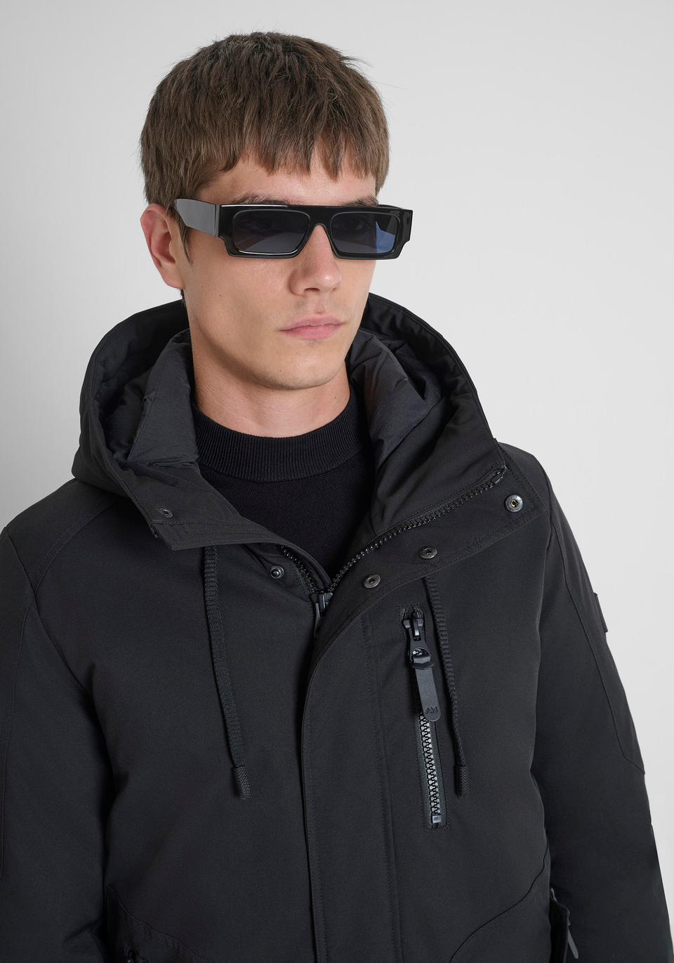 PIUMINO REGULAR FIT IN TESSUTO TECNICO WATER PROOF CON ECO-IMBOTTITURA DUPONT SORONA - Antony Morato Online Shop