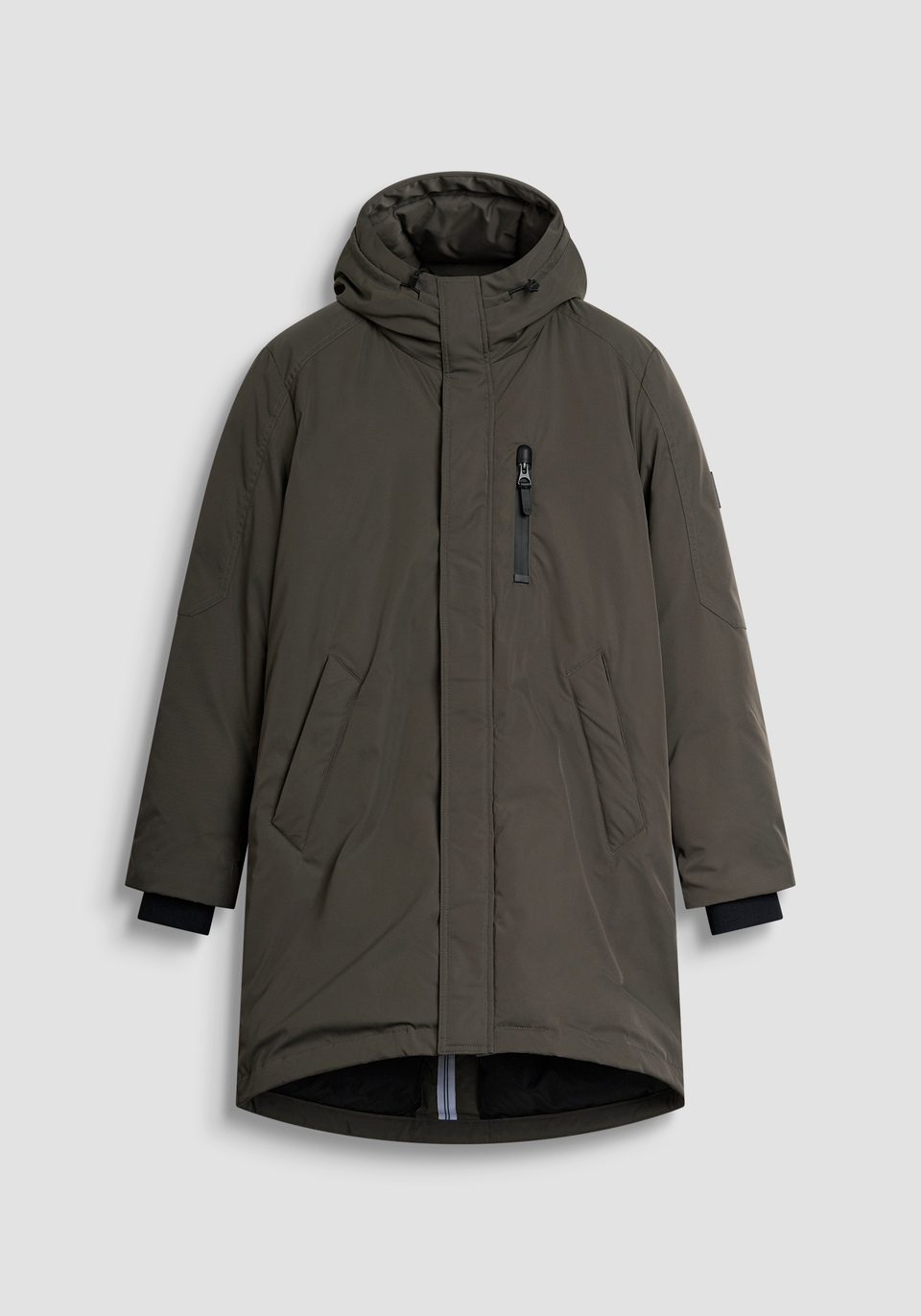 REGULAR FIT DOWN JACKET IN WATER PROOF TECHNICAL FABRIC WITH