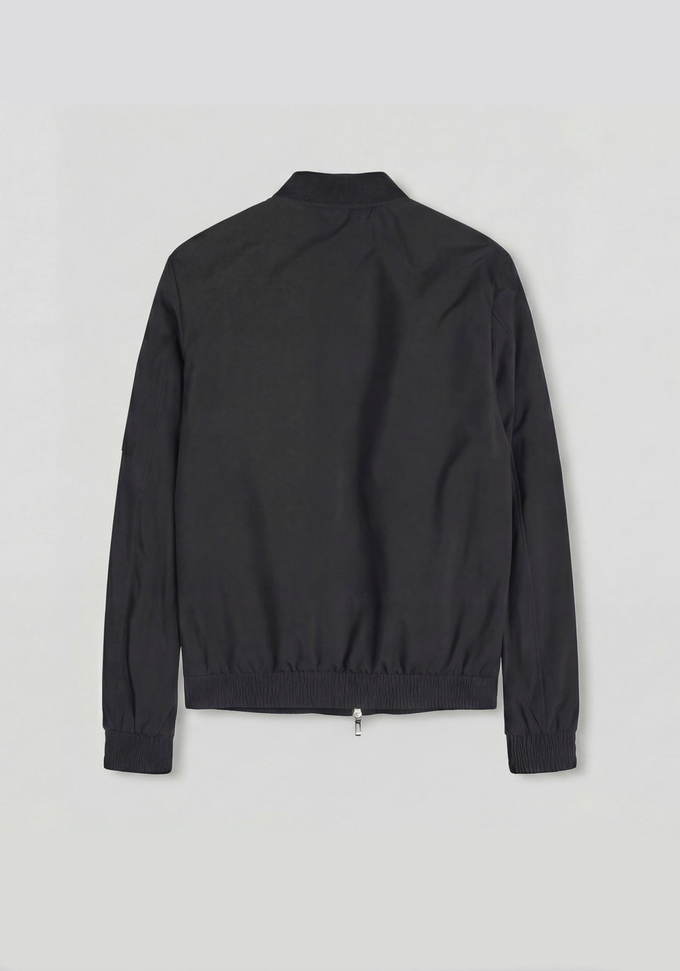 REGULAR-FIT BOMBER JACKET IN TECHNICAL FABRIC WITH SORONA AURA ECO