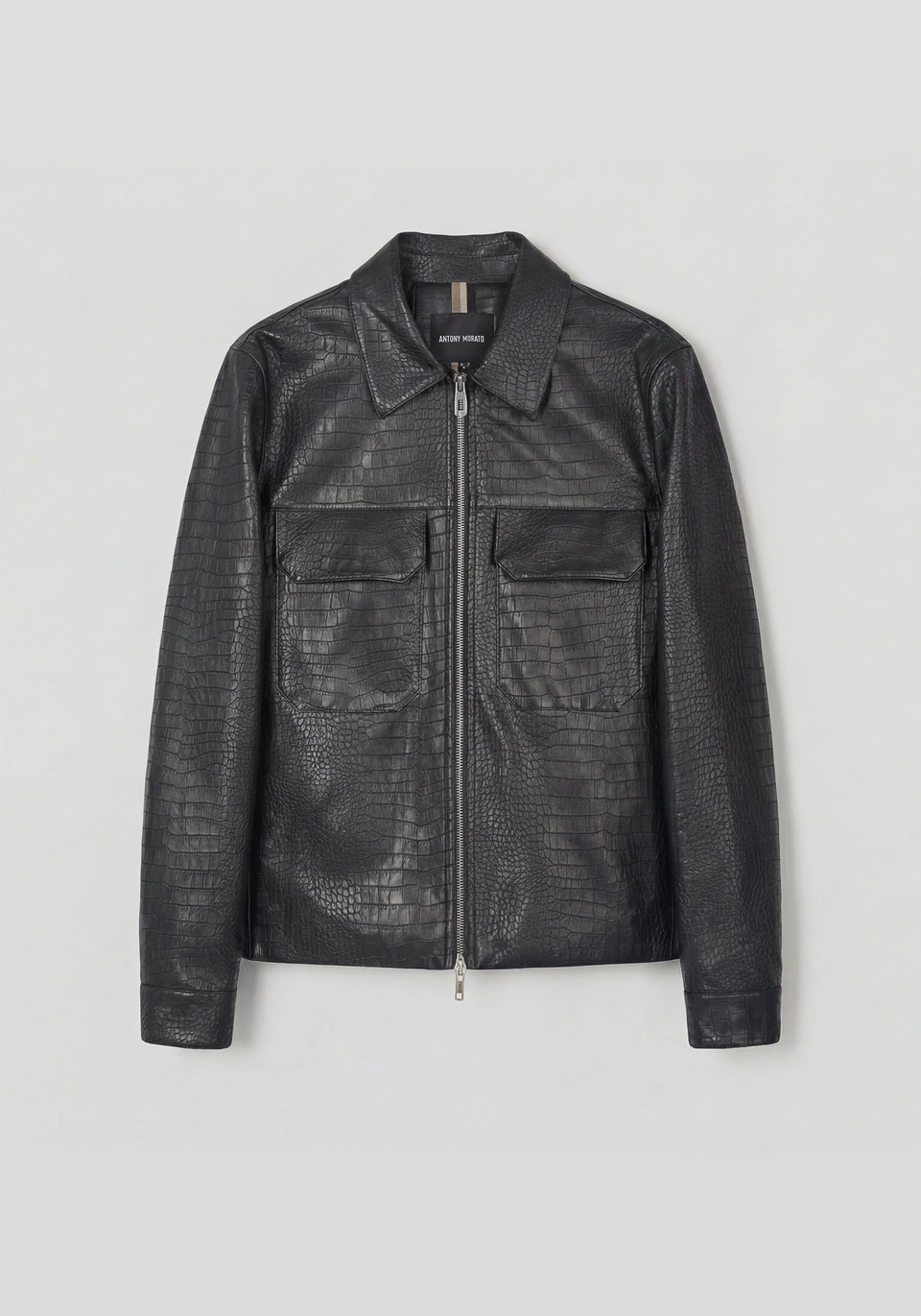 SLIM-FIT BOMBER JACKET IN FAUX LEATHER EARLY COLLECTION | Antony 