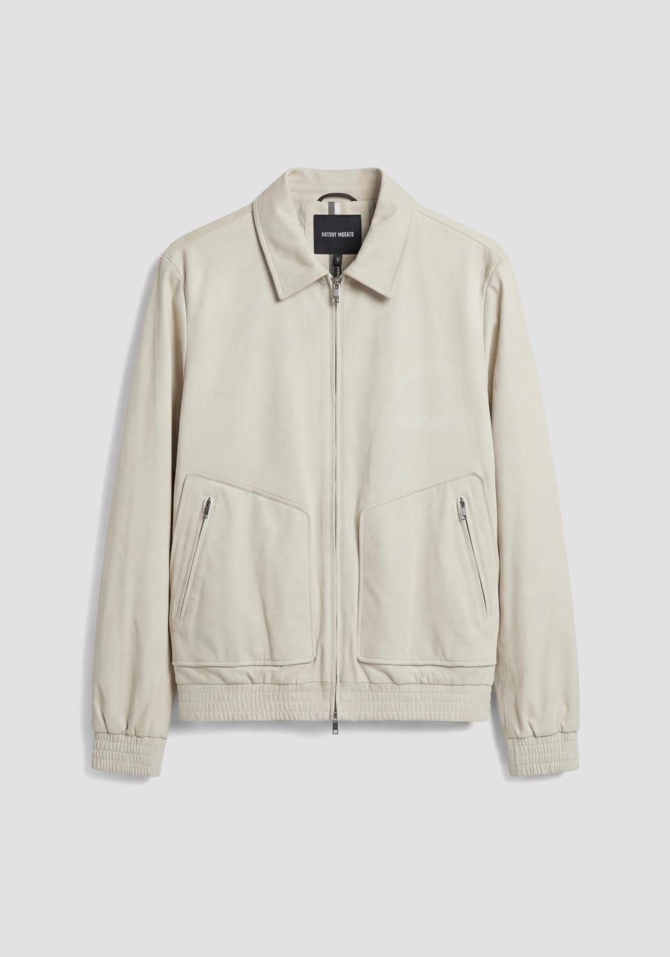 REGULAR-FIT JACKET IN FAUX SUEDE | Antony Morato
