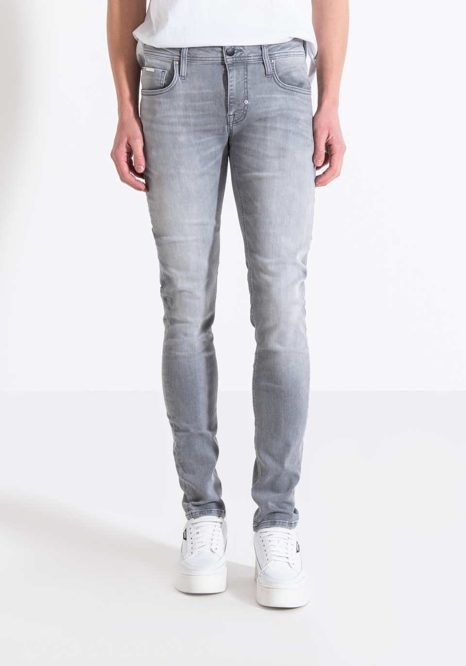 JEANS TAPERED FIT “OZZY” IN DENIM POWER STRETCH - Antony Morato Online Shop