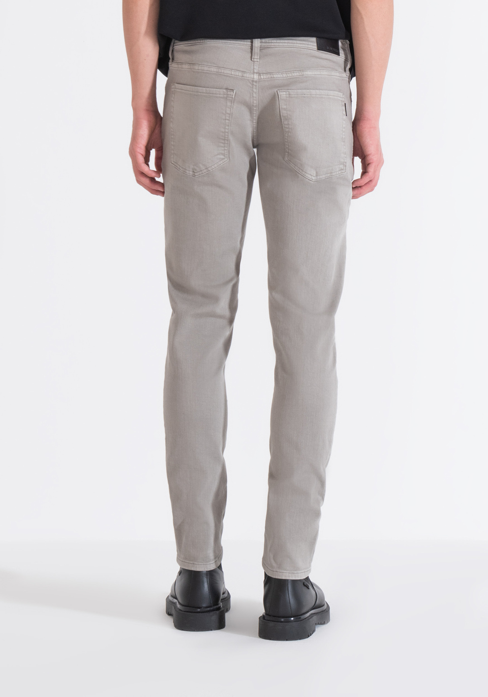 JEANS "OZZY" TAPERED FIT IN DENIM GRIGIO - Antony Morato Online Shop