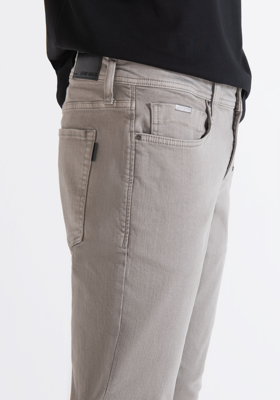 JEANS "OZZY" TAPERED FIT IN DENIM GRIGIO - Antony Morato Online Shop