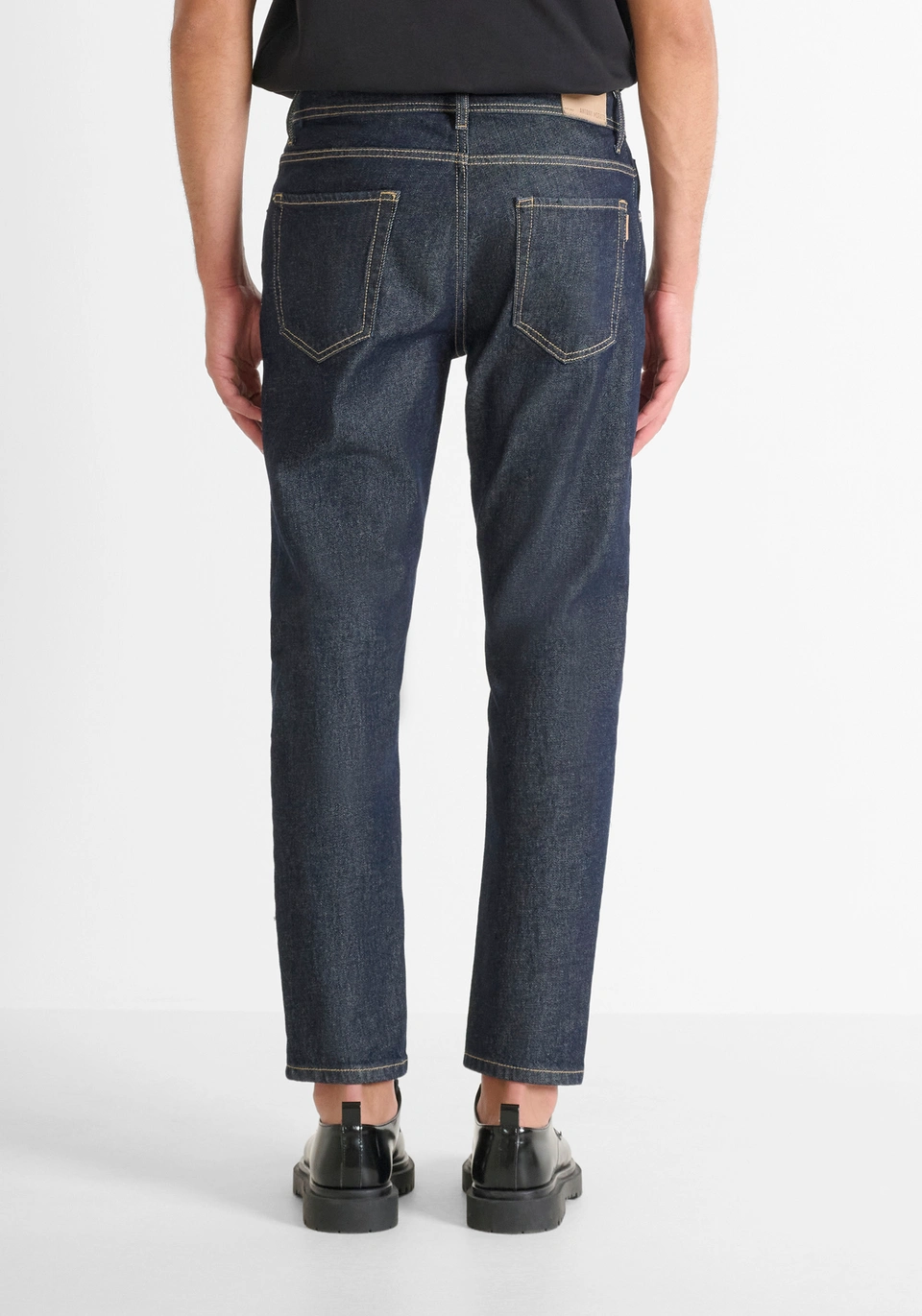 JEAN SLIM FIT "ARGON" LONGUEUR CHEVILLE EN DENIM BLEU PROFOND - Antony Morato Online Shop