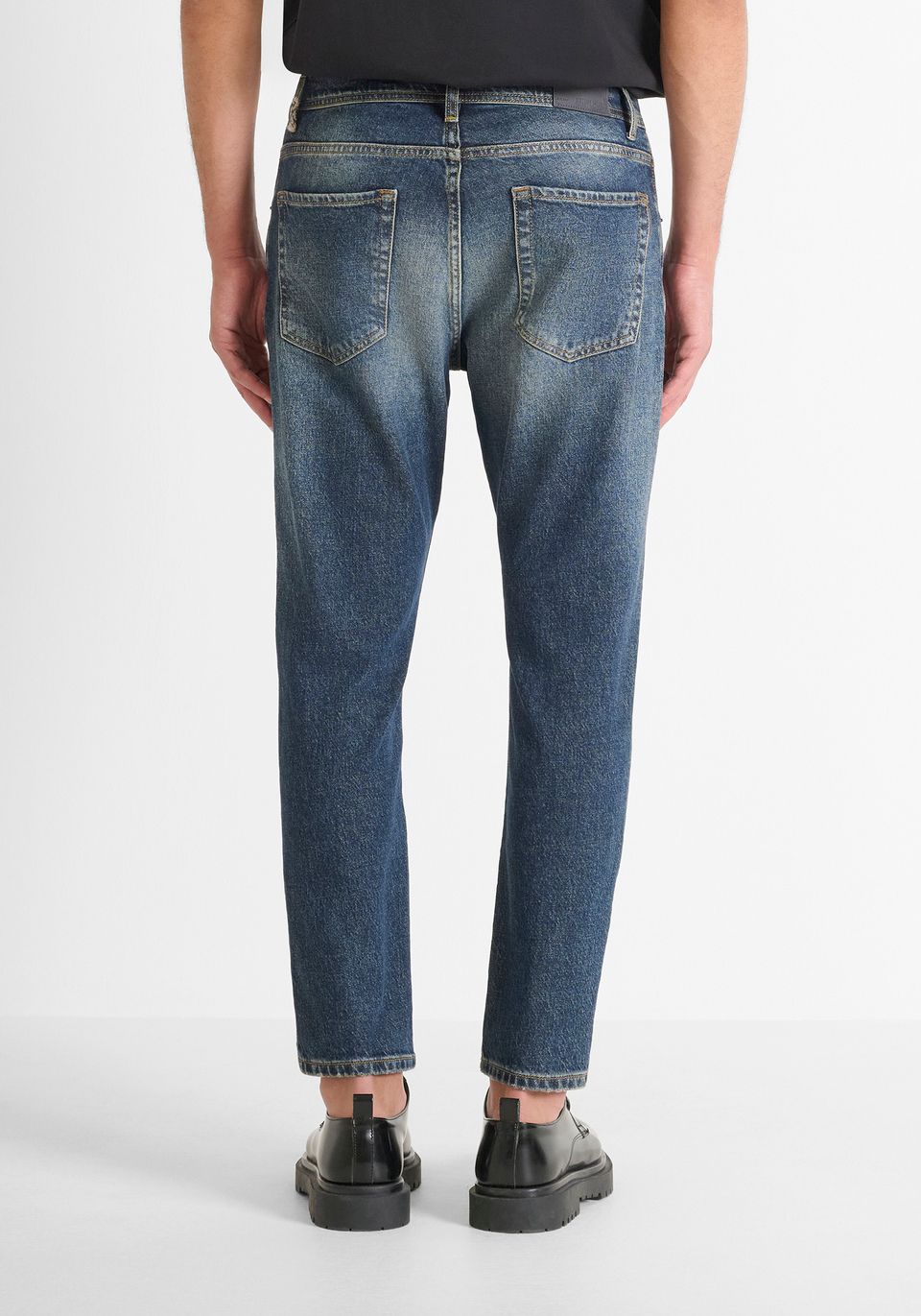 JEANS SLIM FIT "ARGON" LUNGHEZZA ALLA CAVIGLIA LAVAGGIO SFUMATO - Antony Morato Online Shop