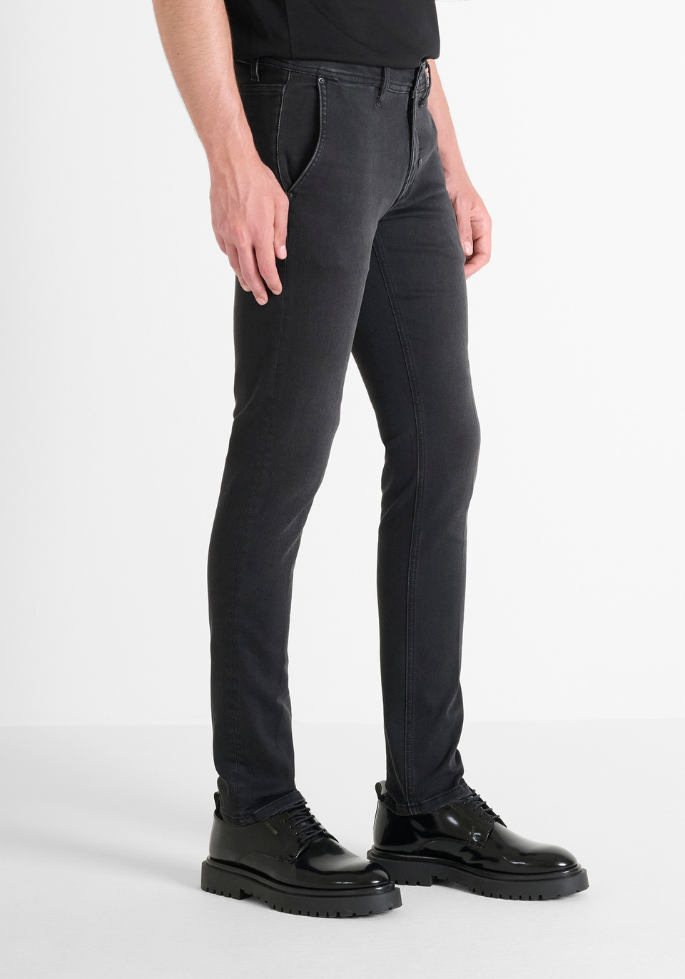 "MASON" SKINNY FIT JEANS IN DARK STRETCH DENIM - Antony Morato Online Shop