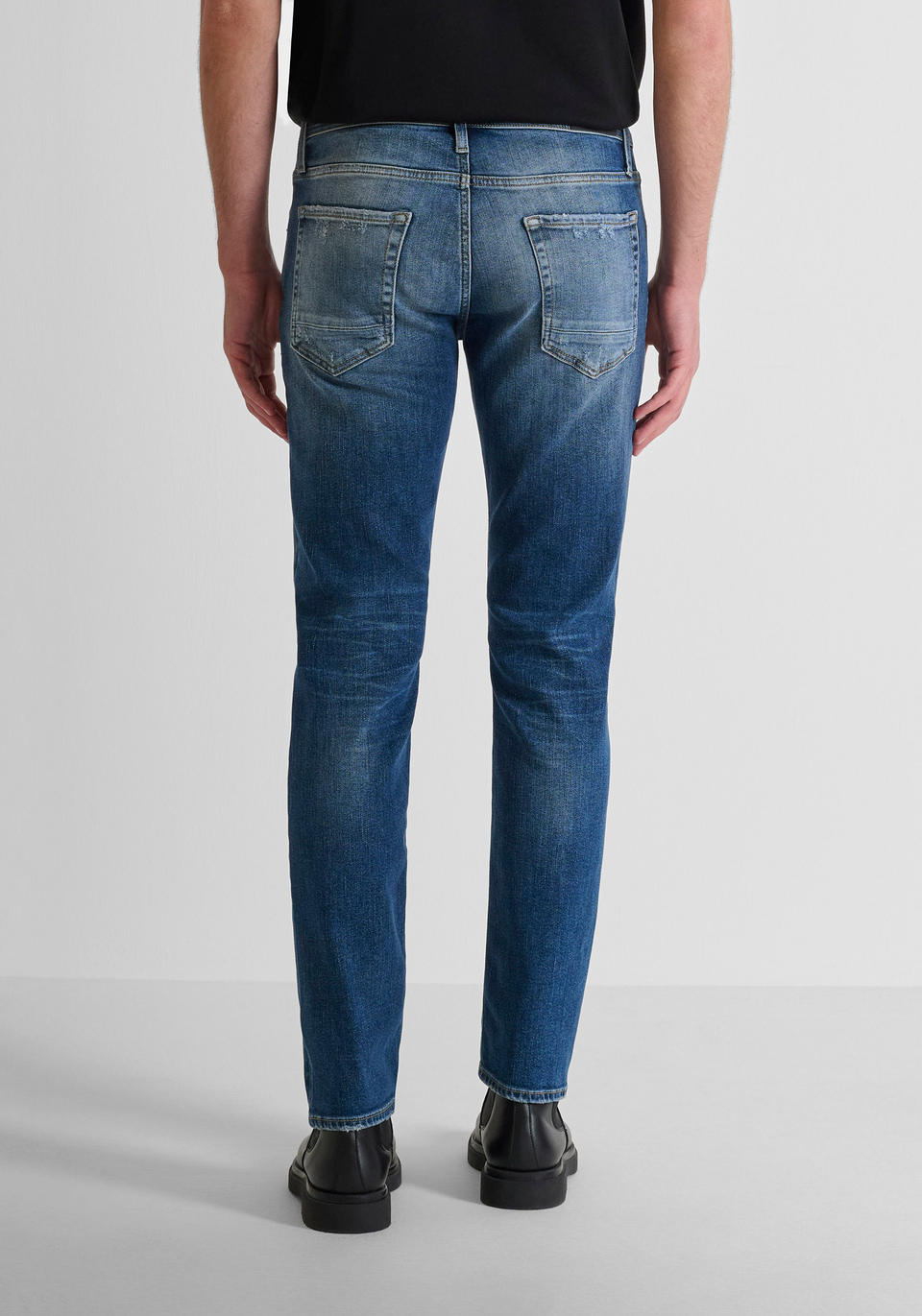 "KURT" COMFORT TAPERED FIT GOLD LINE DENIM JEANS - Antony Morato Online Shop