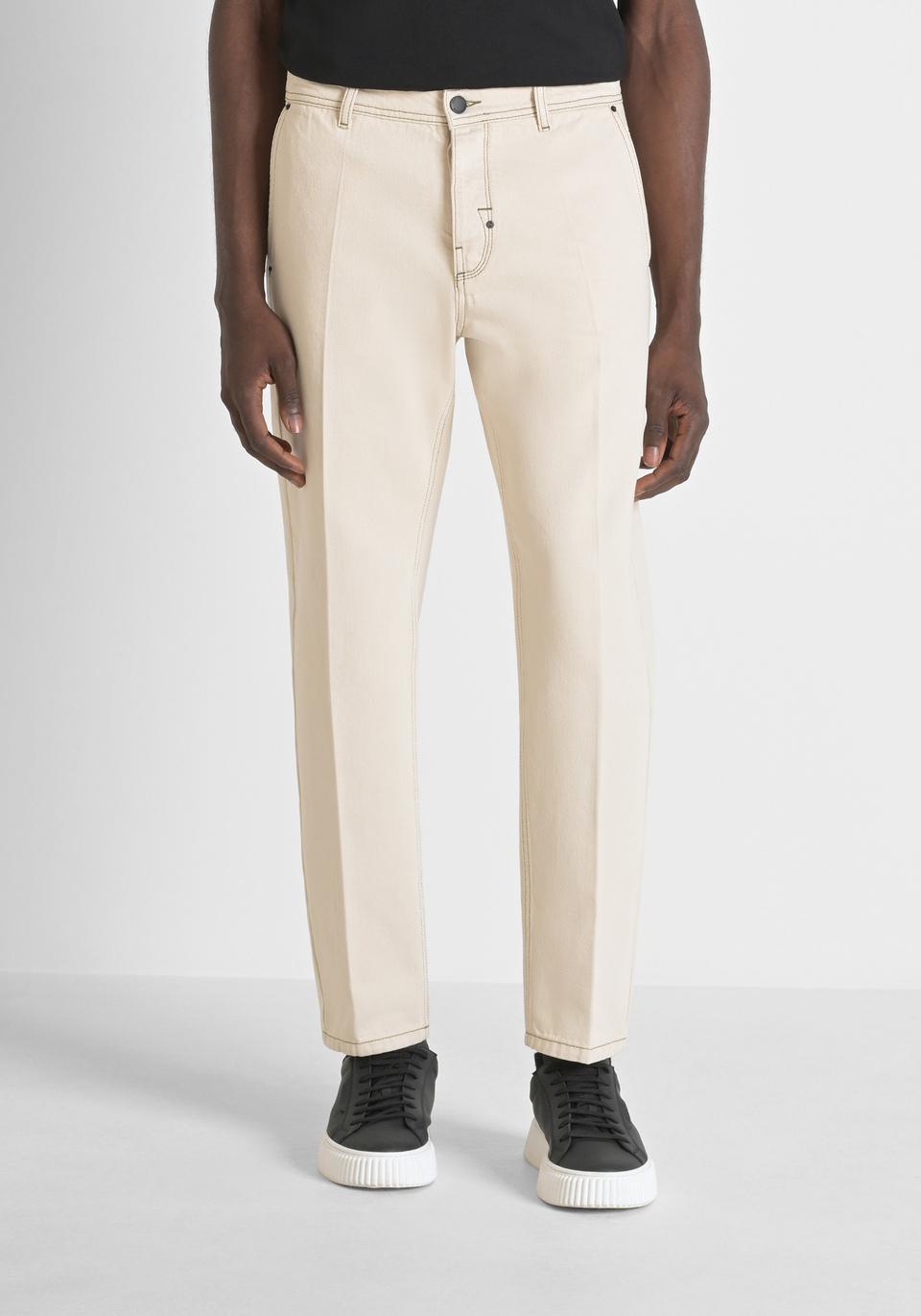 "TREY" REGULAR FIT JEANS IN SOFT LIGHT COTTON - Antony Morato Online Shop