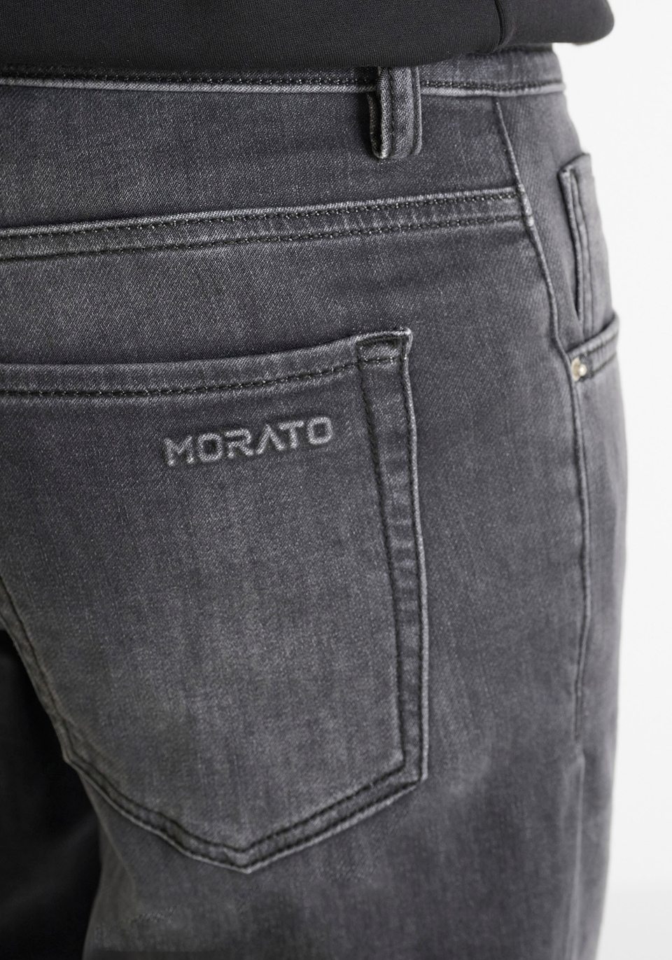 JEANS SKINNY CROPPED FIT "JAKE" EFFETTO DELAVE’ CON COULISSE - Antony Morato Online Shop