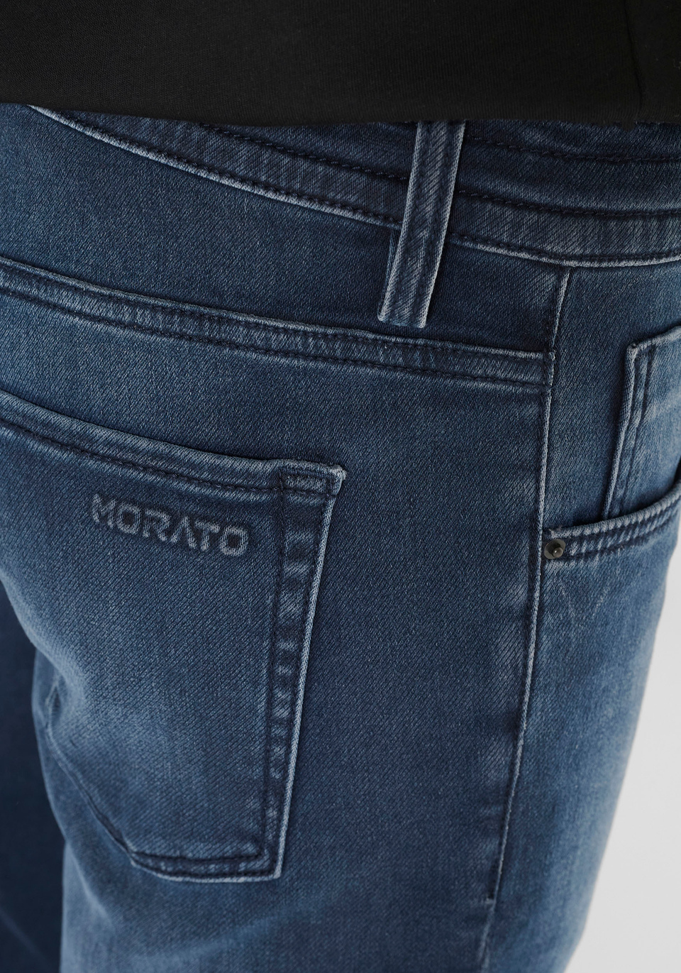 VAQUEROS SKINNY CROPPED FIT "JAKE" EN DENIM AZUL OSCURO - Antony Morato Online Shop