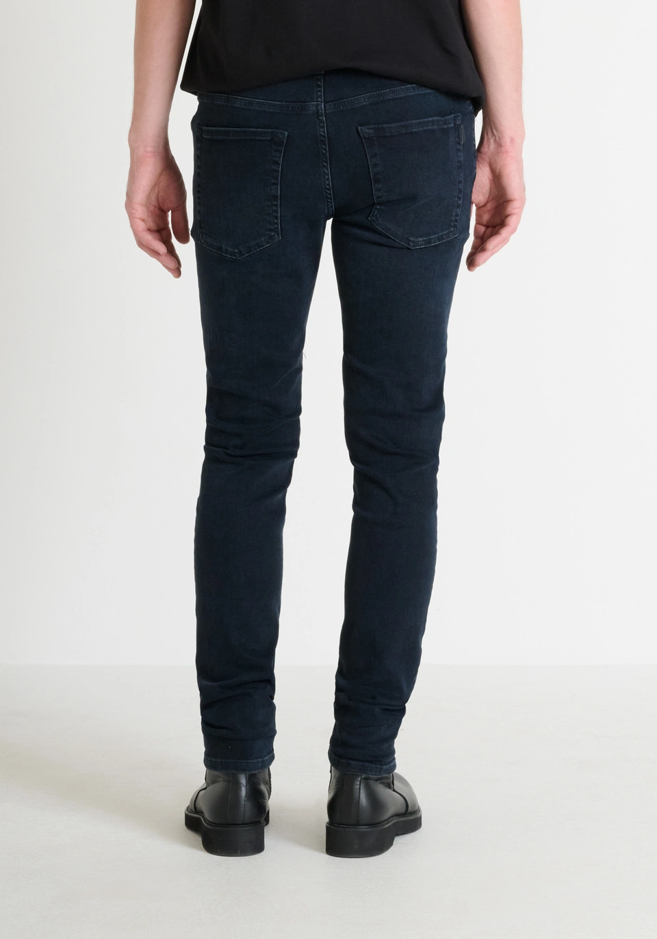JEAN « OZZY » TAPERED FIT ICONIQUE EN DENIM STRETCH BLEU - Antony Morato Online Shop