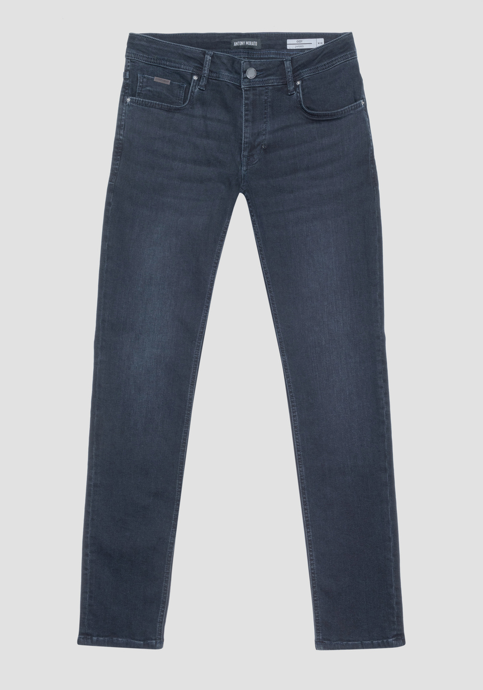 JEAN « OZZY » TAPERED FIT ICONIQUE EN DENIM STRETCH BLEU - Antony Morato Online Shop