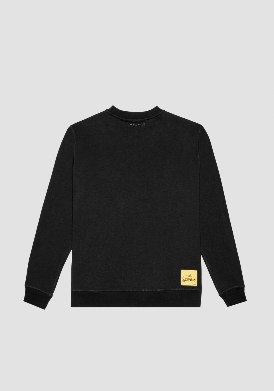 REGULAR FIT SUSTAINABLE COTTON-POLYESTER BLEND SWEATSHIRT WITH MATT PLASTIC AND RUBBER PRINT - Antony Morato Online Shop