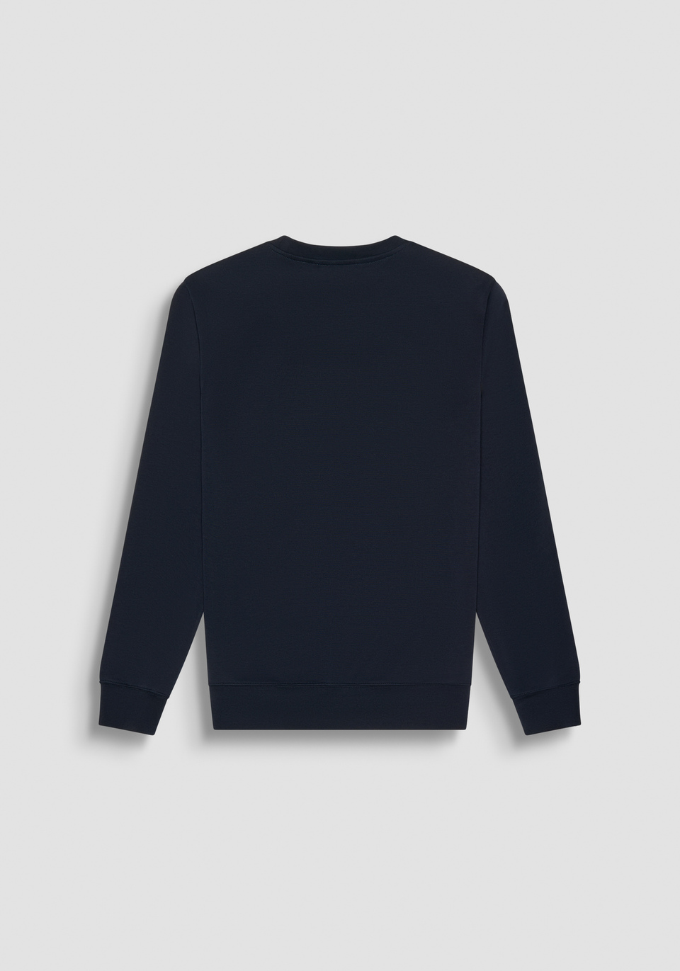 SLIM FIT SWEATSHIRT IN BLUE COTTON BLEND WITH EMBROIDERED LOGO - Antony Morato Online Shop